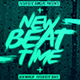New Beat Time | Futuristic Beatmaker Flyer PSD Template - GraphicRiver Item for Sale