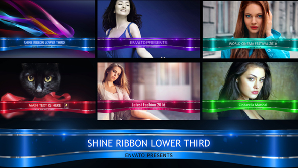 Shine Ribbon Lower Third alt