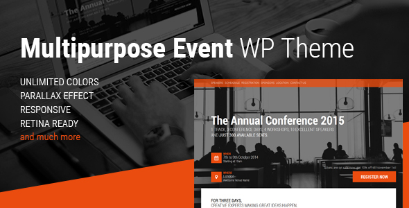 Event & Conference WordPress Theme