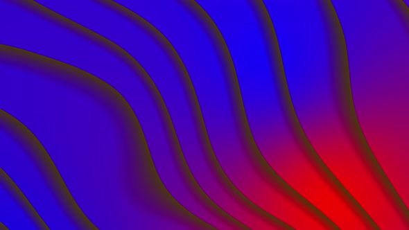 Creative Blue And Red Coloring Gradient Smooth Wavy Background Motion Video