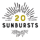 20 Handsketched Sunbursts - GraphicRiver Item for Sale