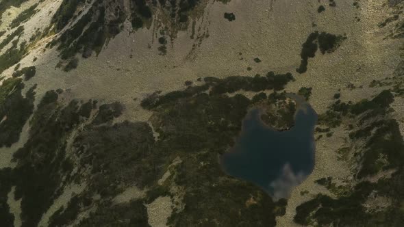 Karkamsko Lake In Pirin Mountain In Bulgaria 