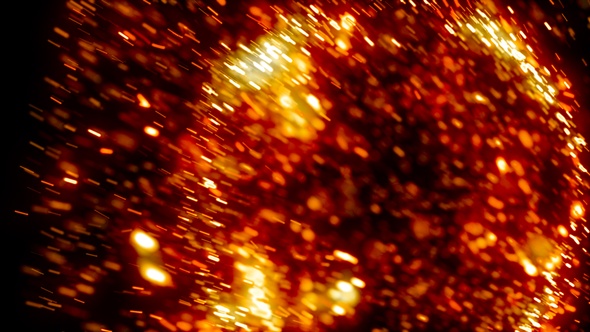 Golden Particles Explosion V4