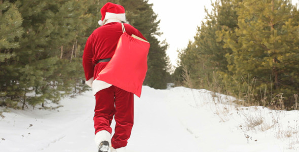 Carrying Sack Of Presents