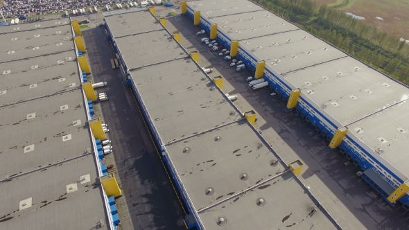 Aerial View Of Distribution Hub