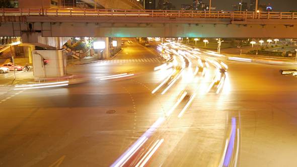 Light from Cars at Night