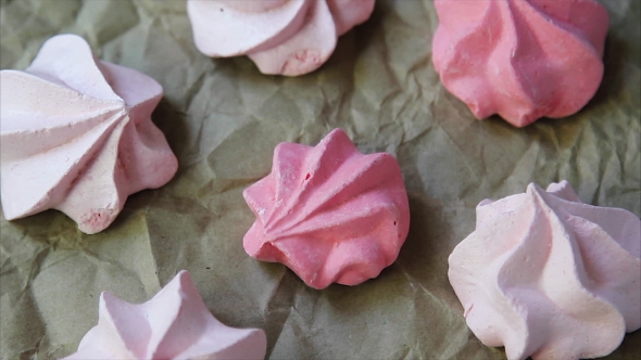 Freshly Made Meringue Cookies