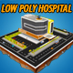 Low Poly Hospital Building - 3DOcean Item for Sale