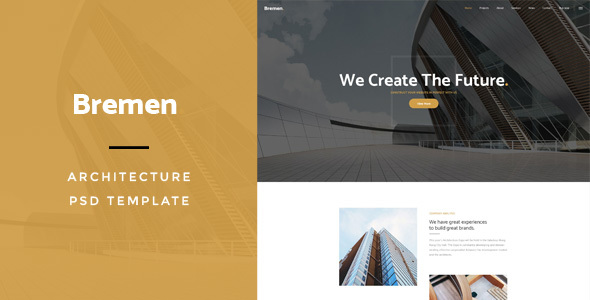 Bremen : Architecture PSD Template