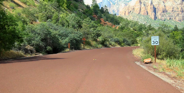 Zion Drive at National Park 05