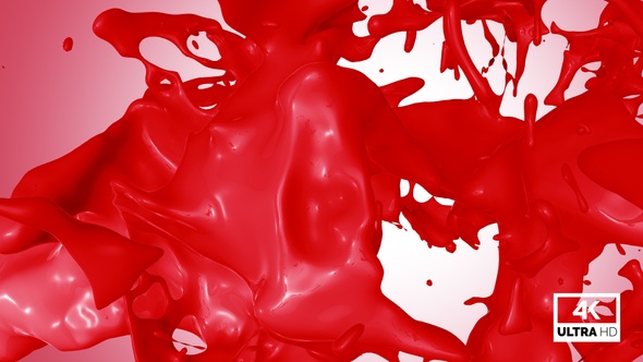 Red Paint Jet Stream Splash V6 alt