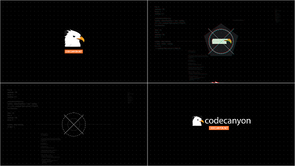 Sci-Fi Glitch Logo alt