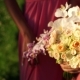 Girlfriend With a Bouquet Of Orchids And Roses In His Hands. . - VideoHive Item for Sale