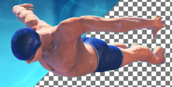 Butterfly Swimming Animation