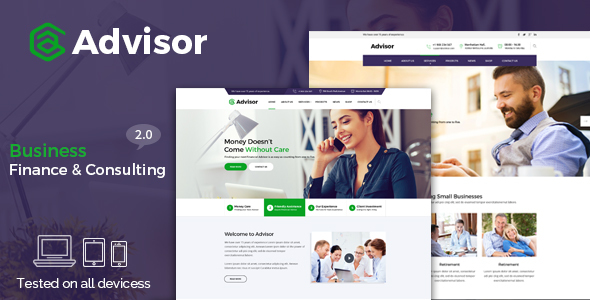 Advisor | Consulting, Business, Finance Template