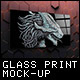 Glass Poster Mockup - GraphicRiver Item for Sale