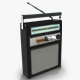 Vintage radio - 3DOcean Item for Sale