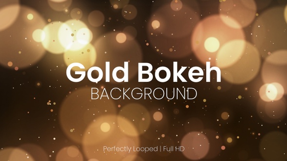 Gold Bokeh Background