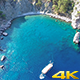 Flying Over Blue Cove And Boats, Mediterranean - VideoHive Item for Sale
