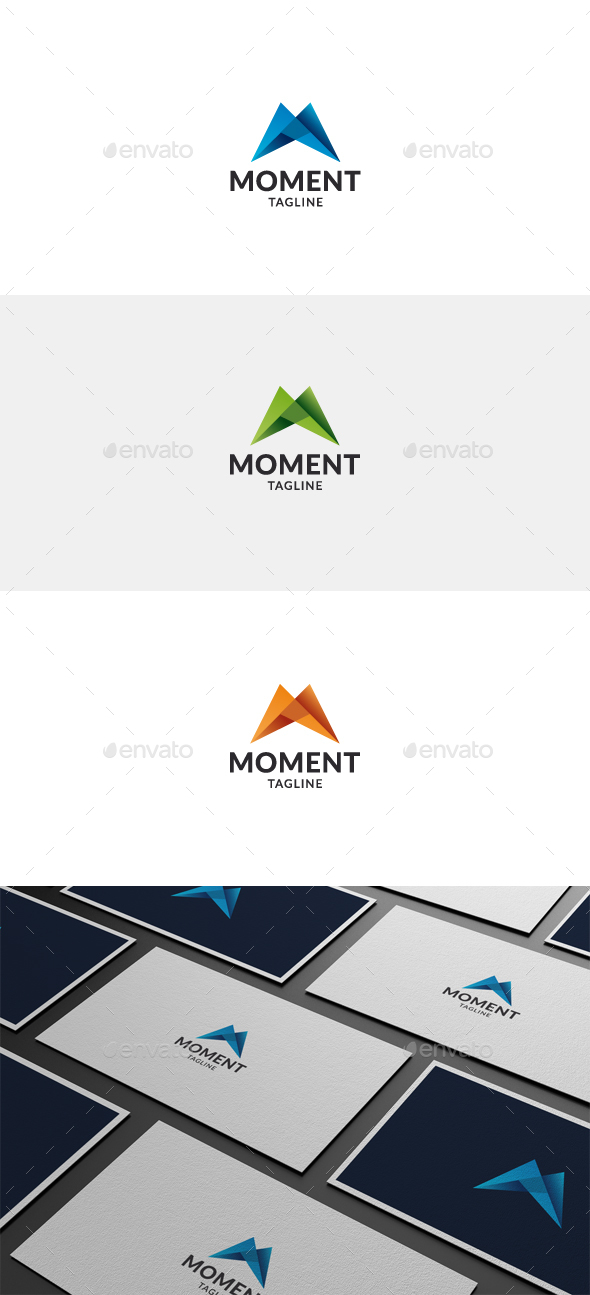 Moment Logo • Letter M