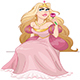 Blond Princess Smells A Rose - GraphicRiver Item for Sale