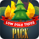 Low poly trees pack - 3DOcean Item for Sale