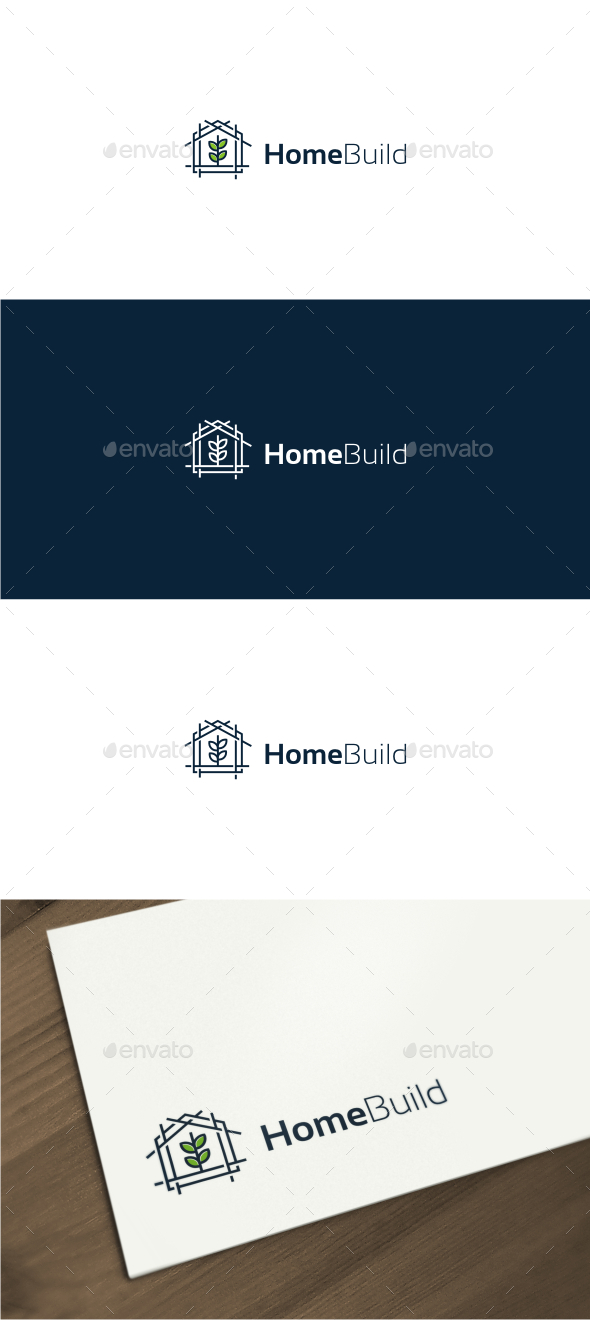 Home Building - Construction Logo