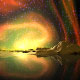 aurora borealis in full landscape HD - VideoHive Item for Sale
