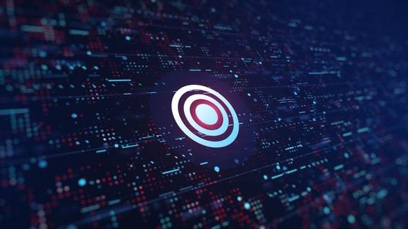 Bullseye Icon Digital Background