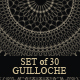 Set of 30 Guilloche - GraphicRiver Item for Sale