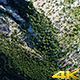 Flying over Green Trees and Mountain - VideoHive Item for Sale