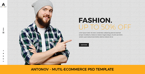 Antonov - Mutil Ecommerce PSD Template