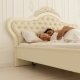 Couple Sleep Lying On Bed Man Hug Woman Home White Modern Bedroom - VideoHive Item for Sale