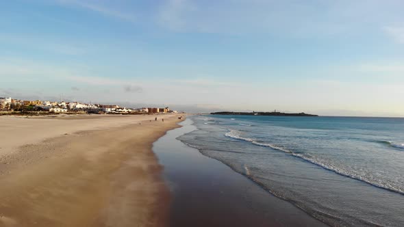 Atlantic Coast Beach is the City of Tarifa, Spain