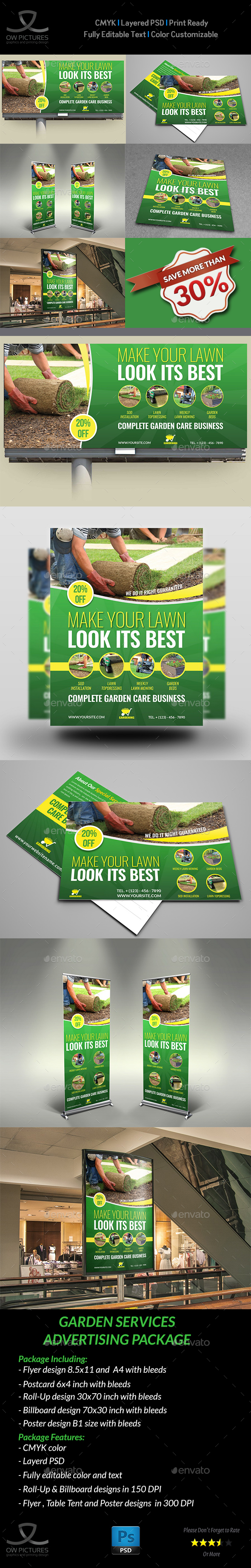 Garden Brochure Graphics, Designs & Templates from GraphicRiver