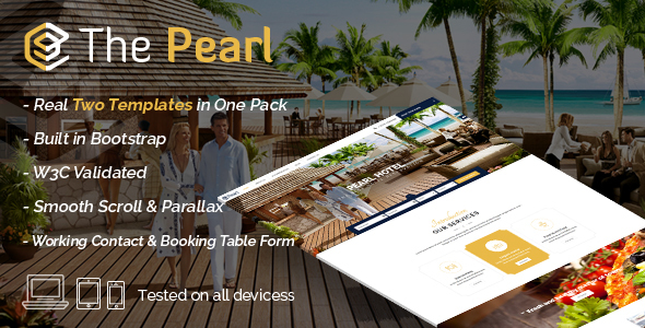 Pearl - Hotel & Restaurant Template