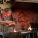 Blacksmith Forges On The Anvil, The Hot Metal - VideoHive Item for Sale