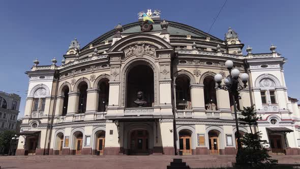 Ukraine: National Opera of Ukraine. Aerial View