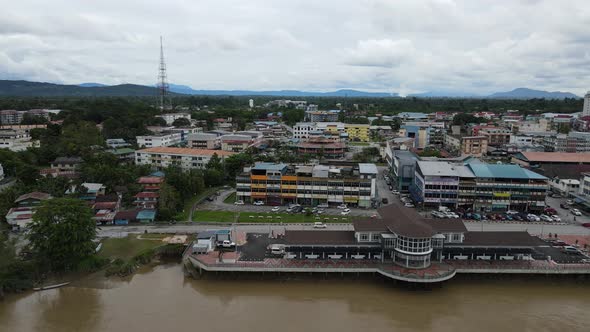 The Towns of Sarawak, Borneo, Malaysia