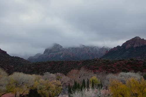 Storm Clouds in the Red Rocks of Sedona Timelapse 5K