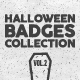 Halloween Badges Set. Vol.2 - GraphicRiver Item for Sale