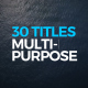 Titles Design Multi-Purpose - VideoHive Item for Sale