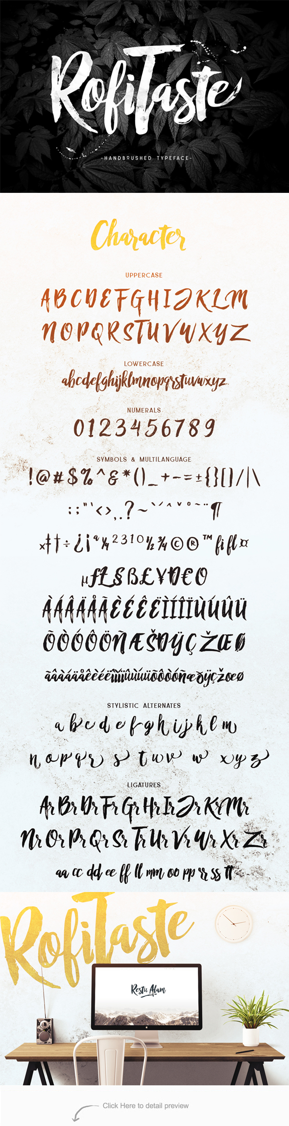 RofiTaste Typeface