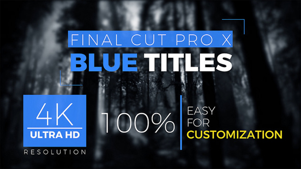 FCPX Titles 4k