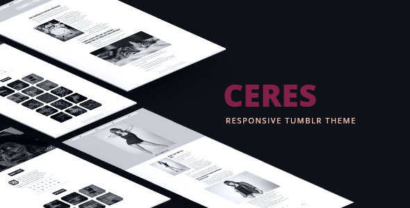 Ceres - Responsive Tumblr Portfolio Theme