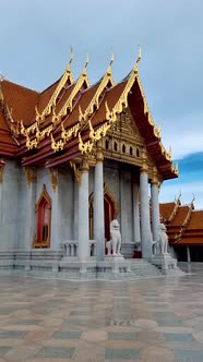 Wat Benchamabophit the Marble Temple the Royal Temple in Capital City Bangkok Thailand