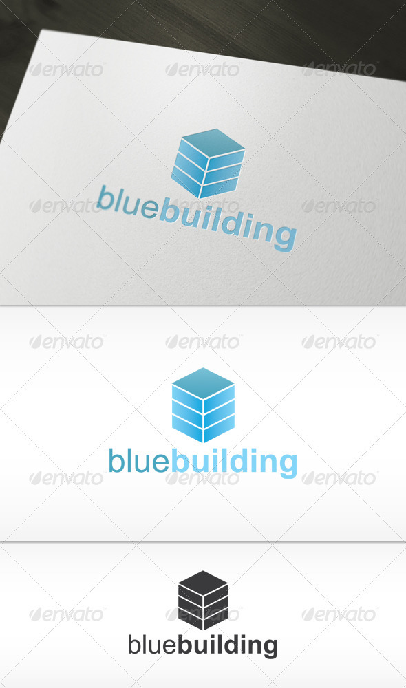 Blue Building Logo