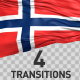 Norway Flag Transitions - VideoHive Item for Sale