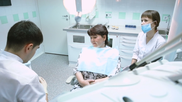 Patient In The Dental Chair