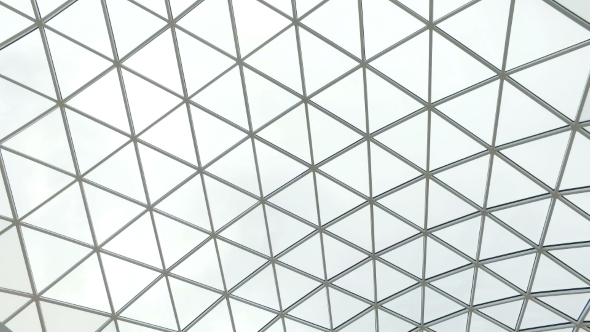 Glass Roof of a Modern Building